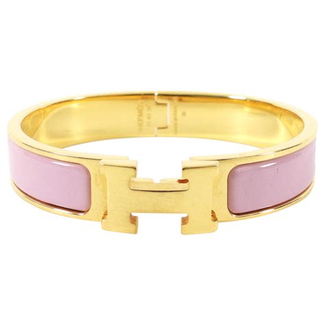 pink hermes bangle